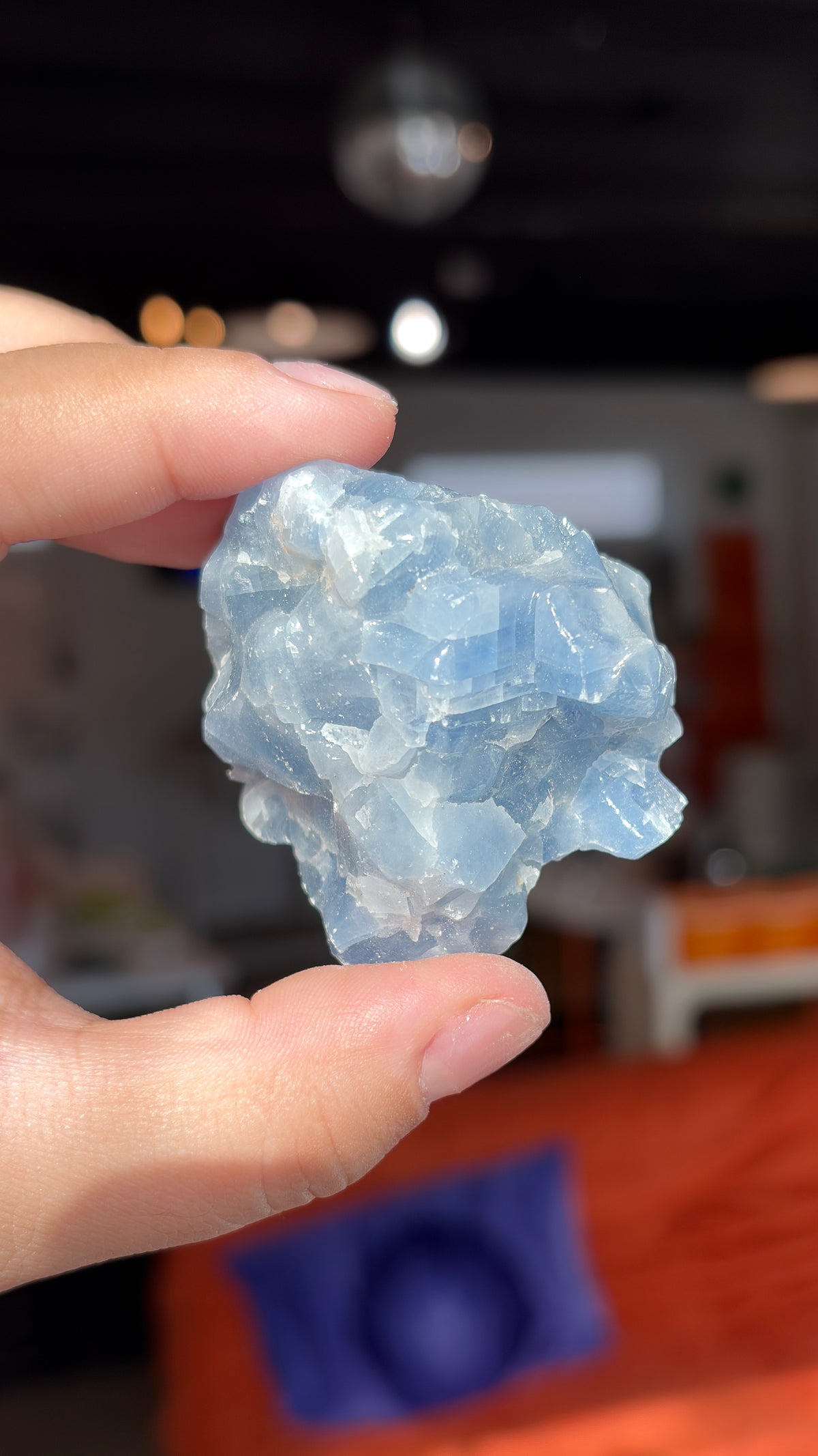 Raw Blue Calcite