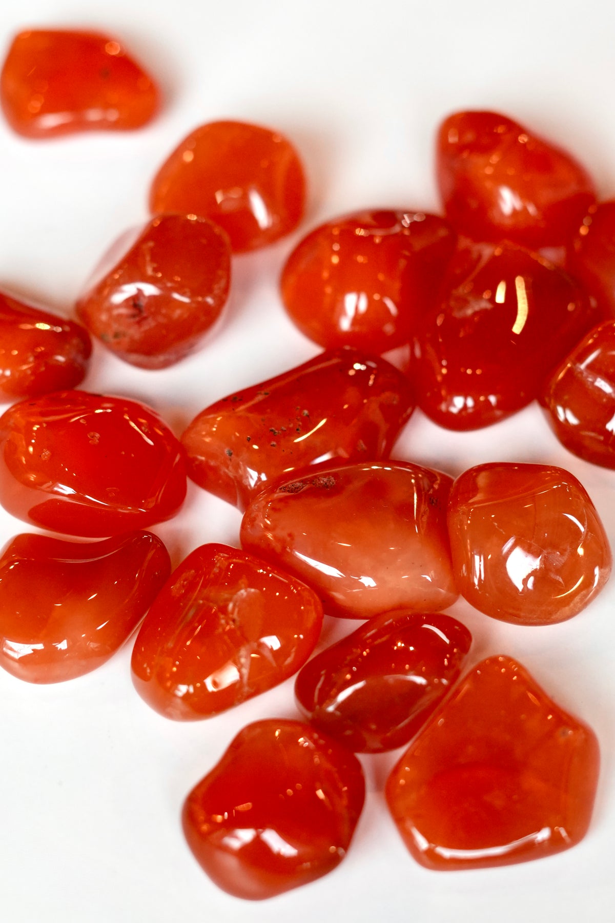 Carnelian tumble medium
