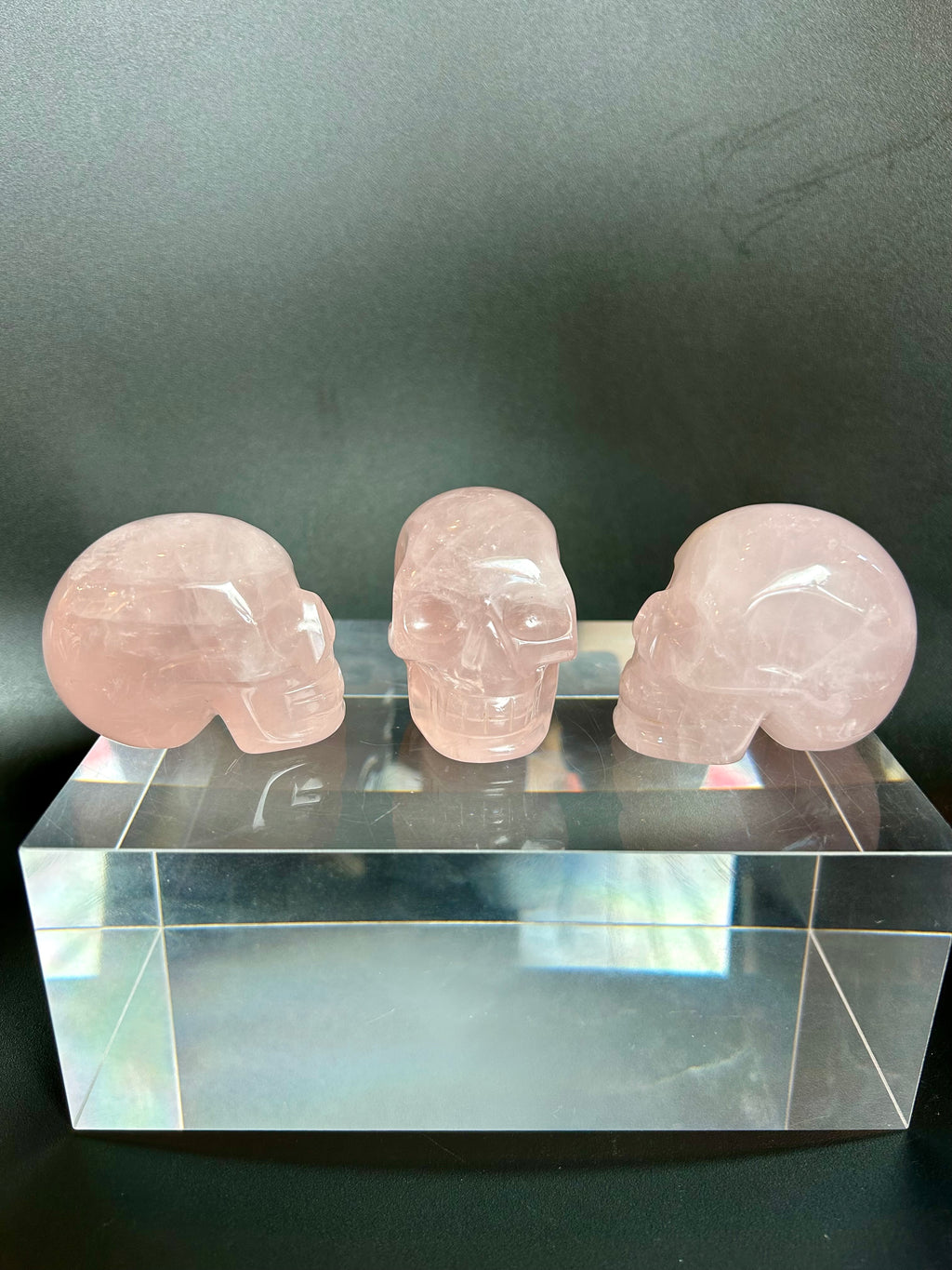 Rose Quartz Skull RQ1