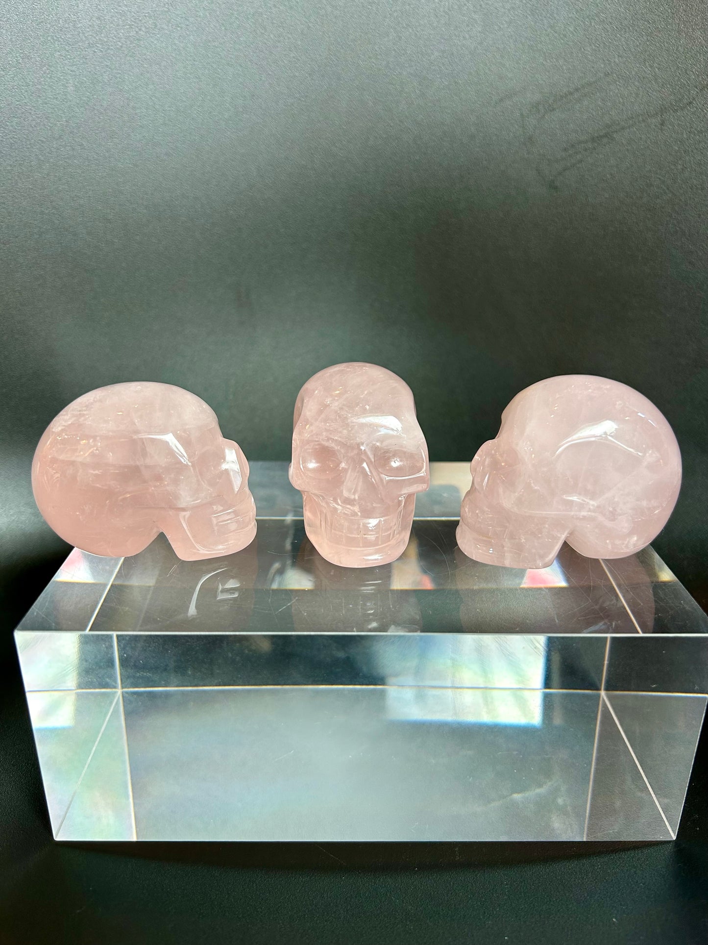 Rose Quartz Skull RQ1