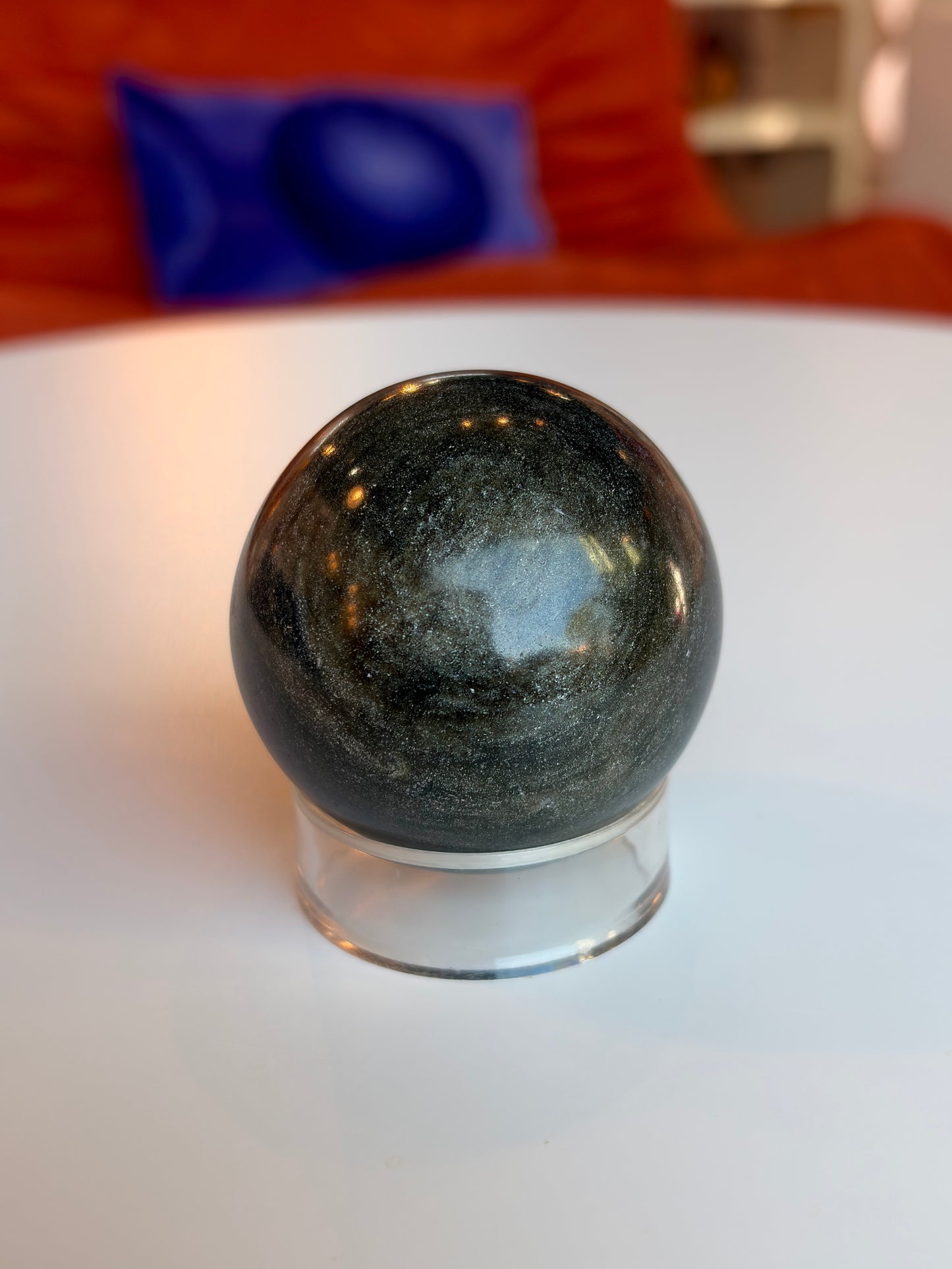 Gold Sheen Obsidian Sphere GS4