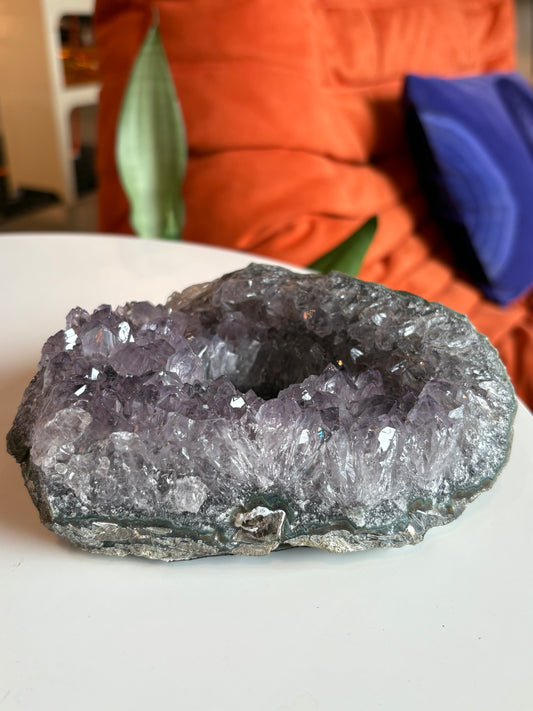 Amethyst Tea Light Holder (B)