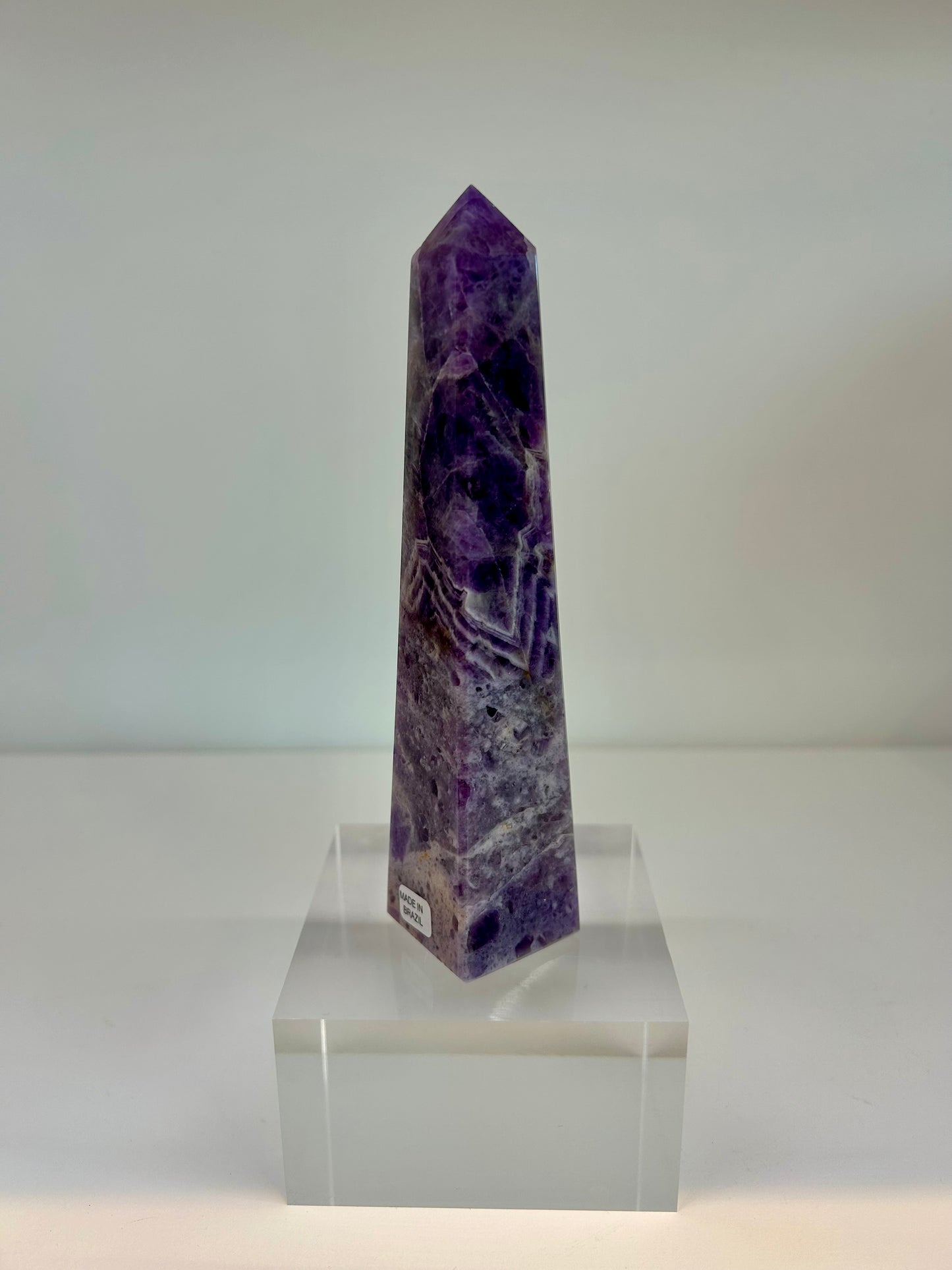 Brazilian Chevron Amethyst Tower- CAT 9