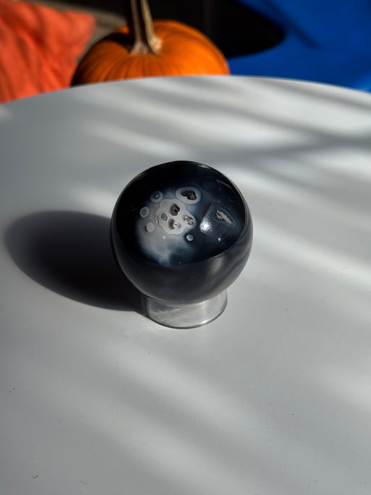 Orca Agate Sphere