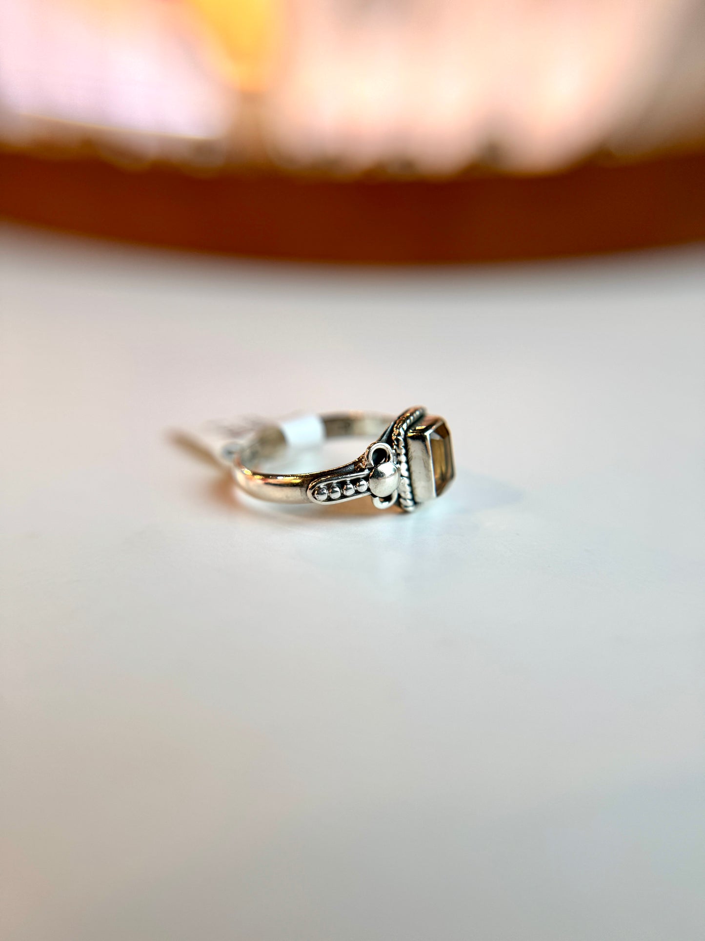Citrine Rings Sterling Silver