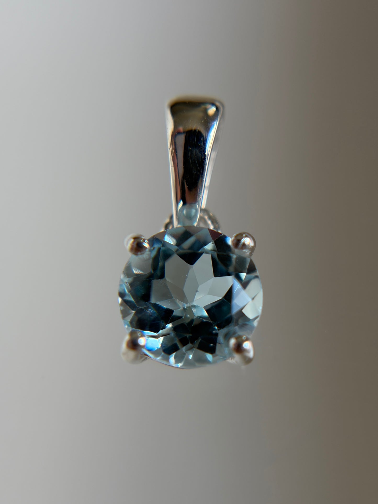Blue Topaz Pendant