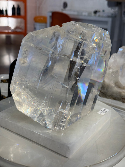 Large Rare Extra Grade Optical Calcite Freeform / Iceland Spar