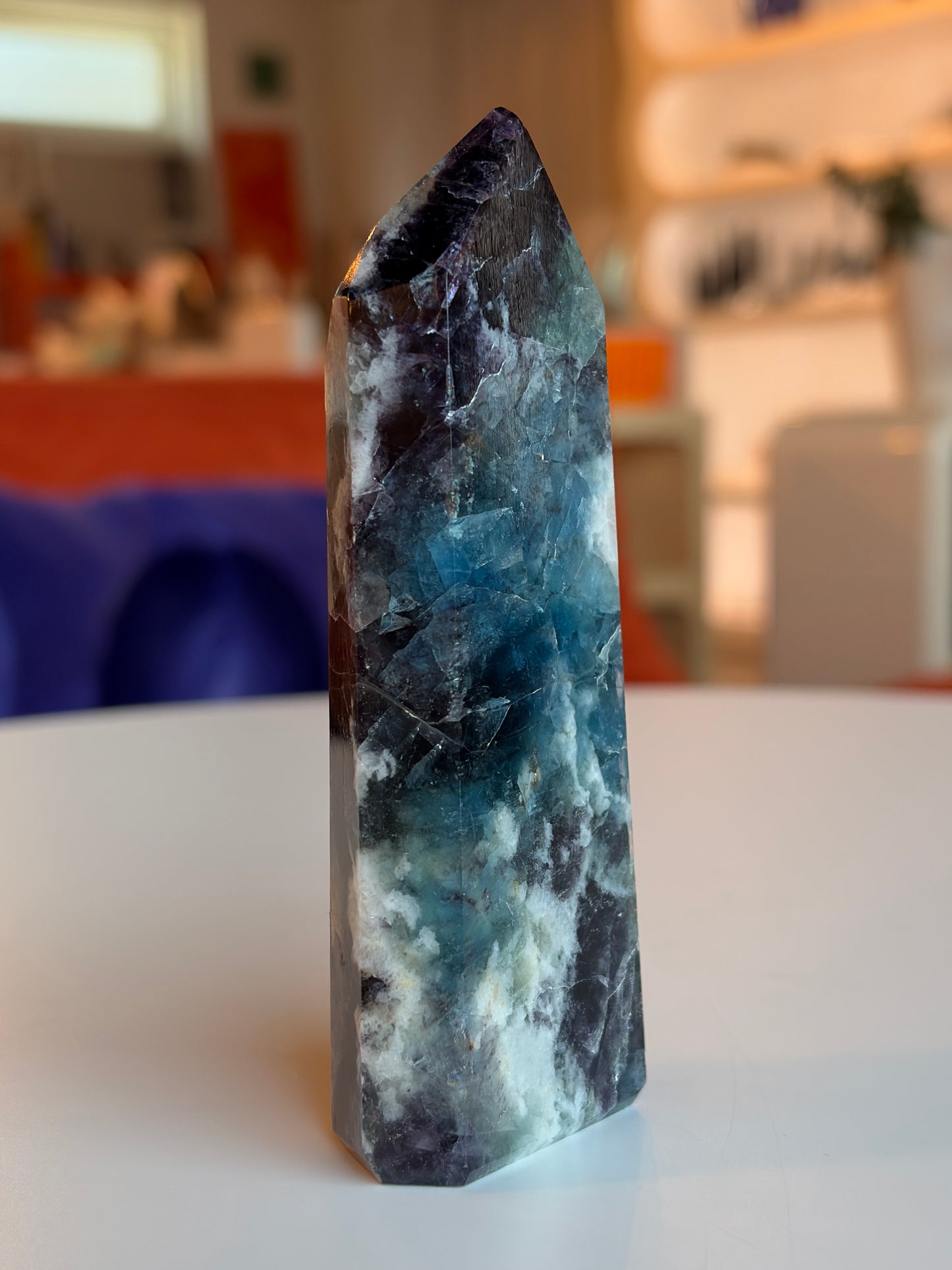 Rainbow Fluorite Tower RF-5