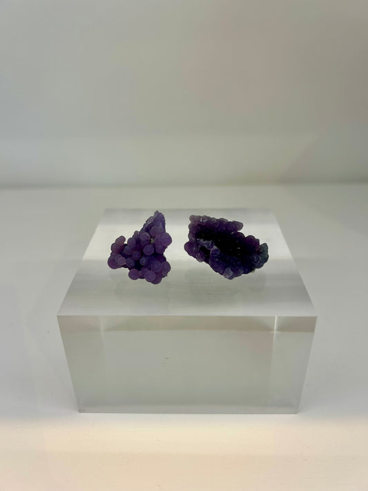 Natural Grape Agate Cluster GA12