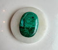 Malachite Palm Stone