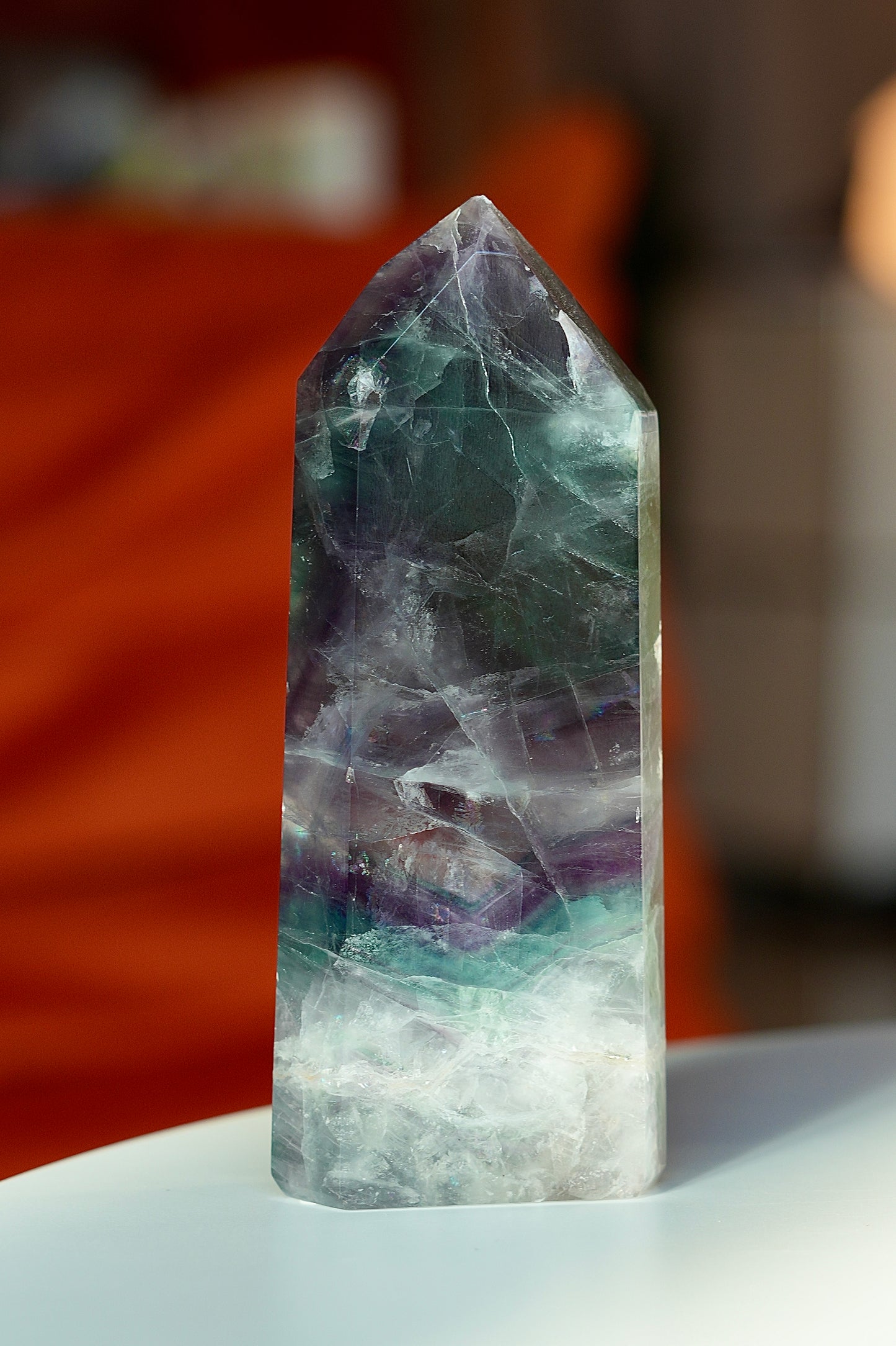 Rainbow Fluorite Tower