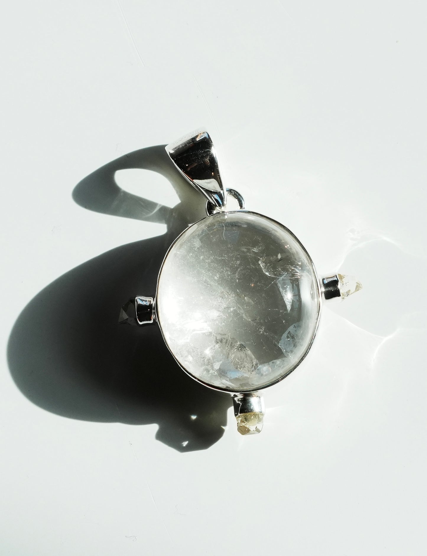 Manifesting Clear Quartz Pendant