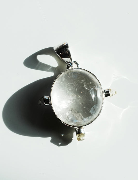 Manifesting Clear Quartz Pendant