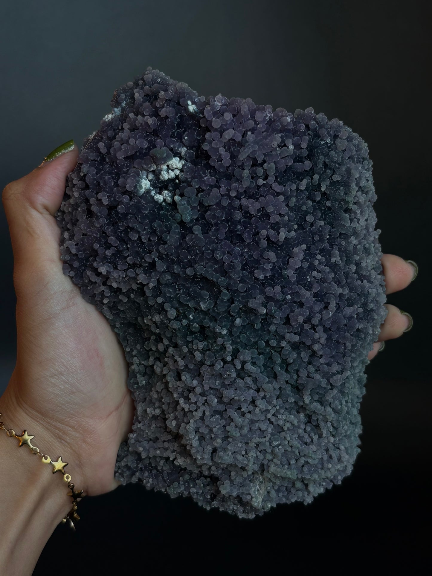 Natural Grape Agate Cluster