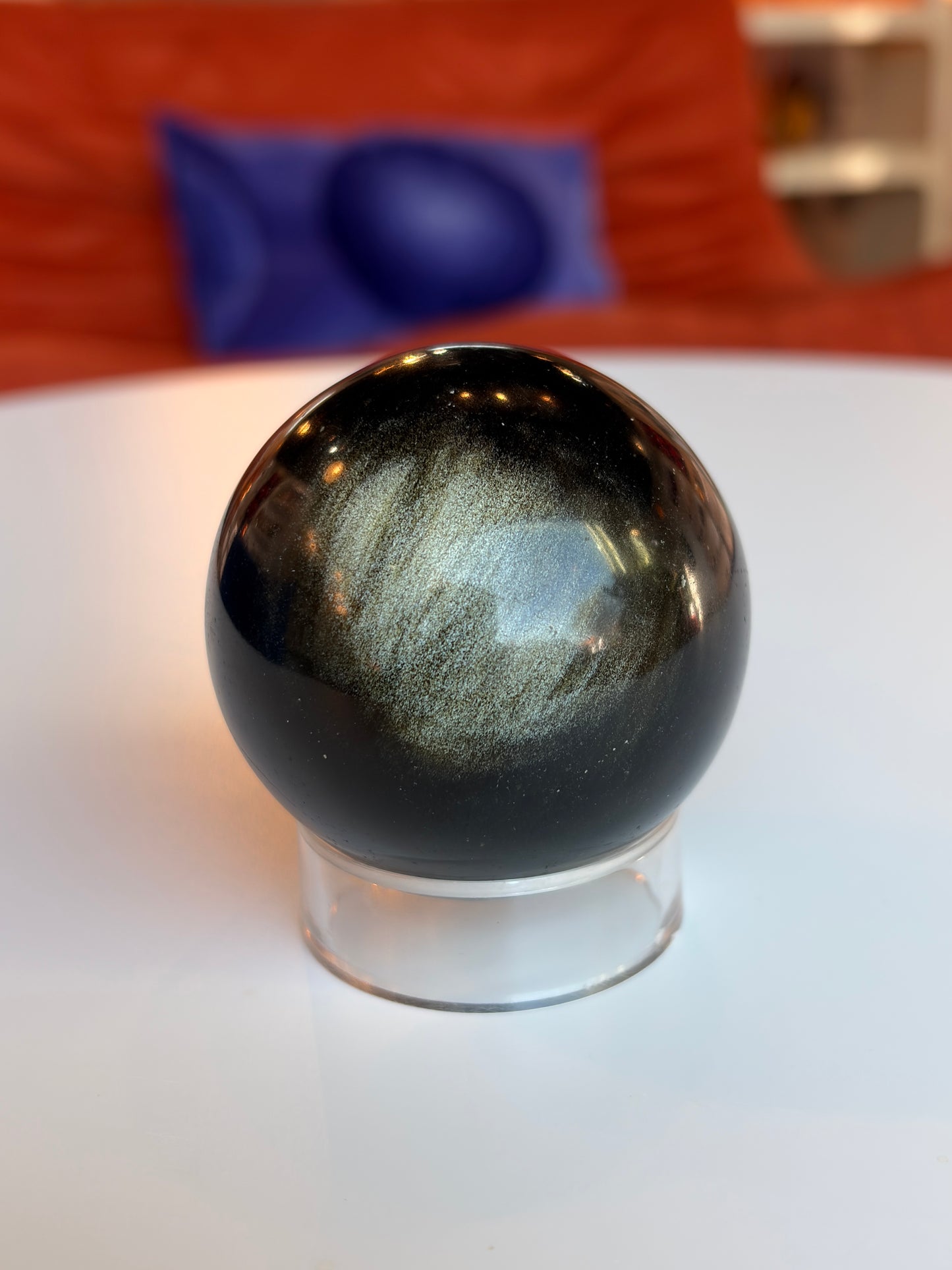 Gold Sheen Obsidian Sphere GS3