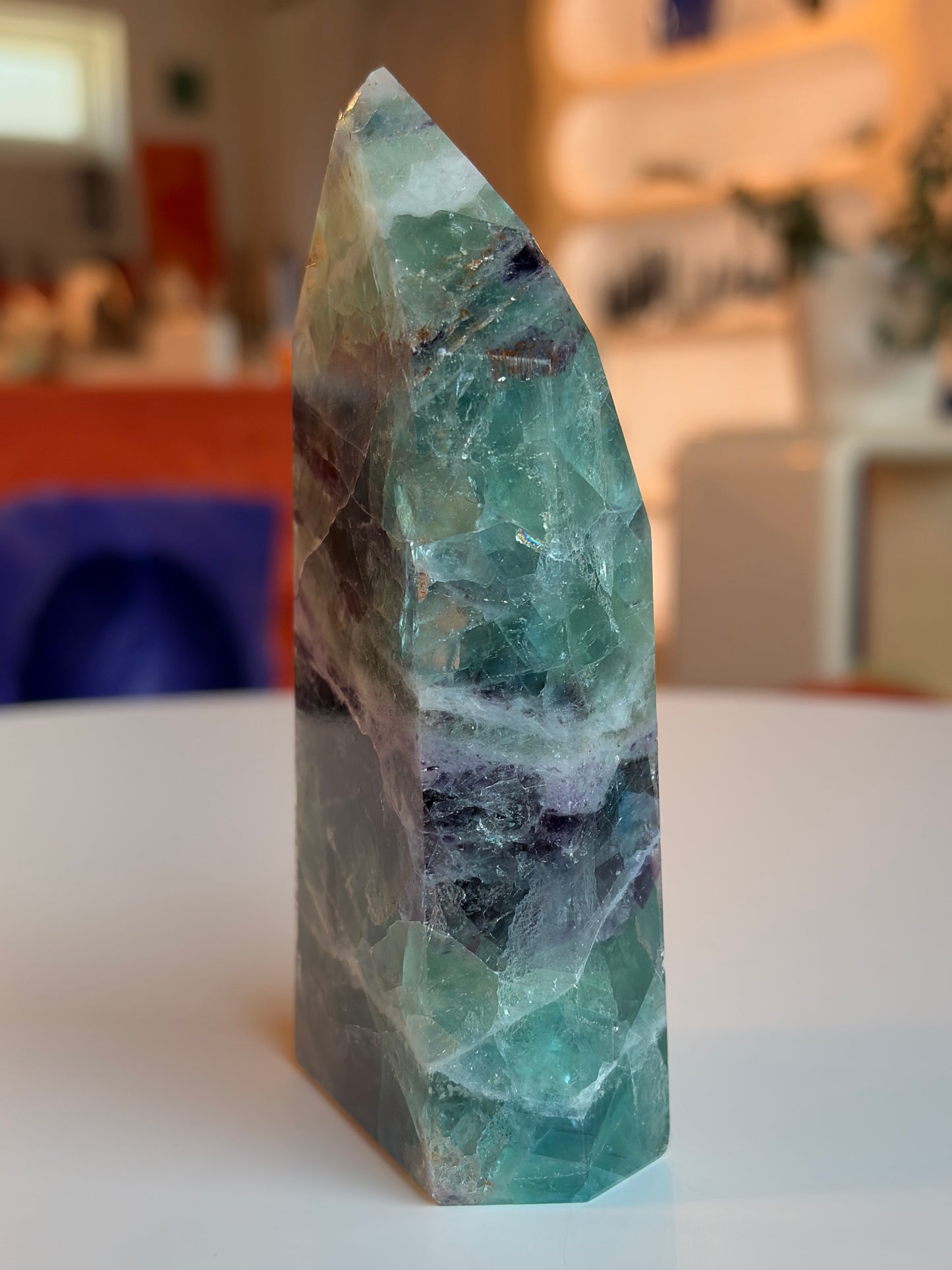 Rainbow Fluorite Tower RF09