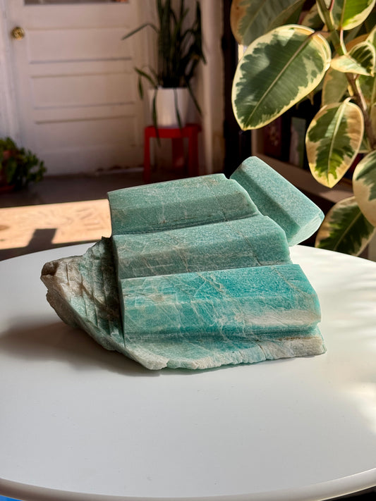 Large Amazonite Cut Freeform
