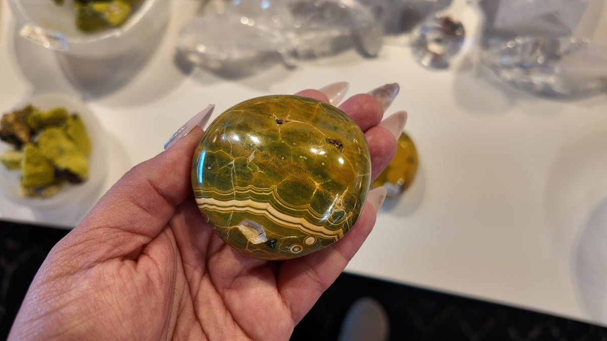 Ocean Jasper Palm Stone