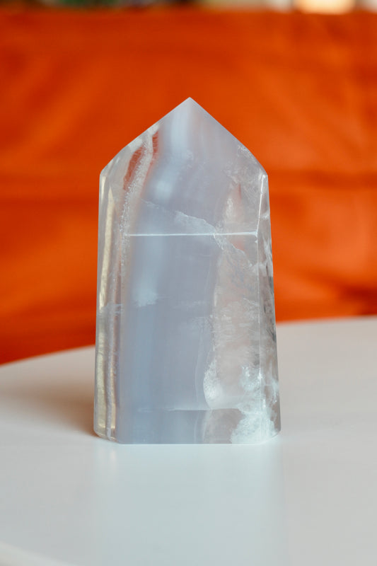 Lavender Rainbow Fluorite Tower