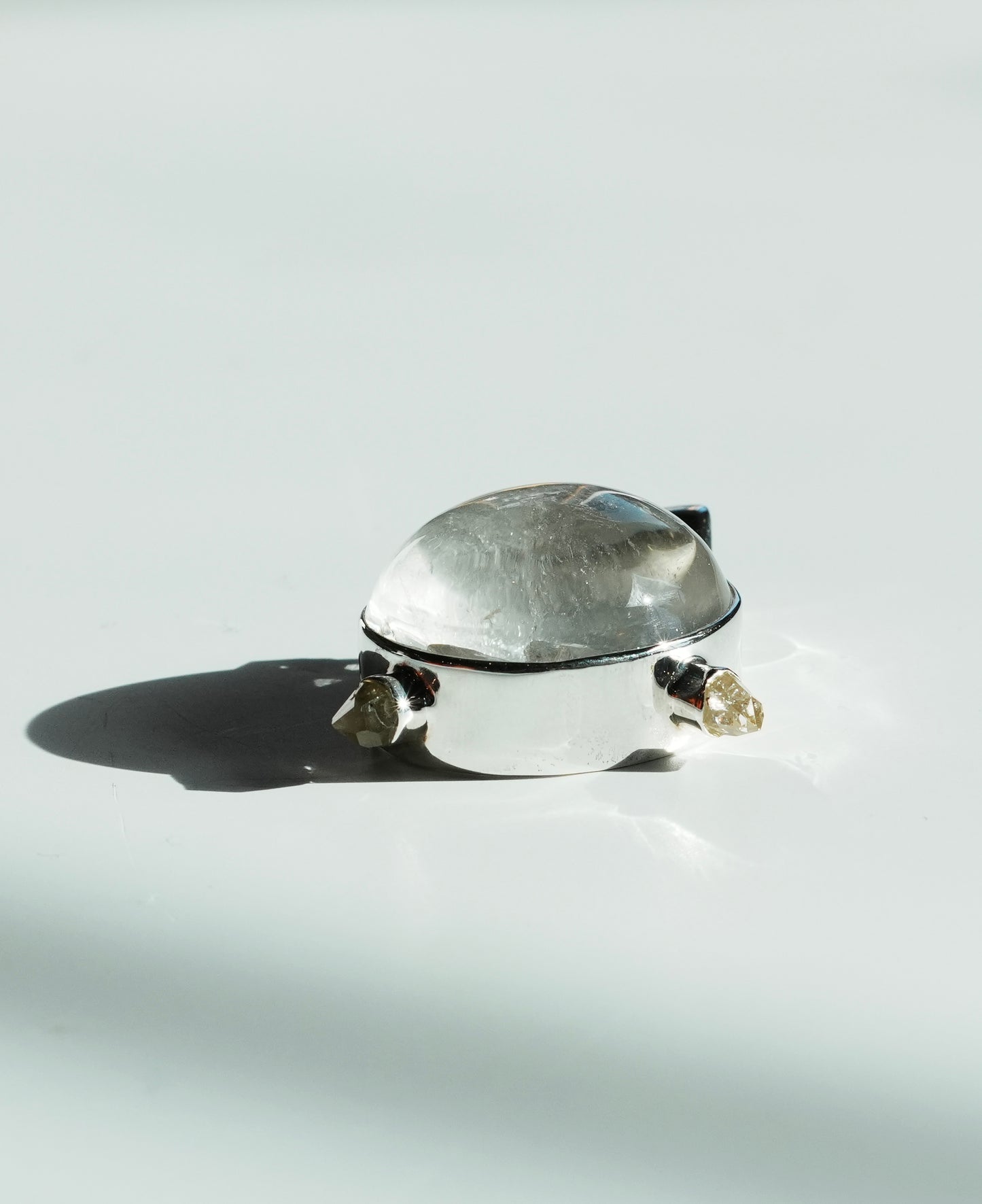 Manifesting Clear Quartz Pendant