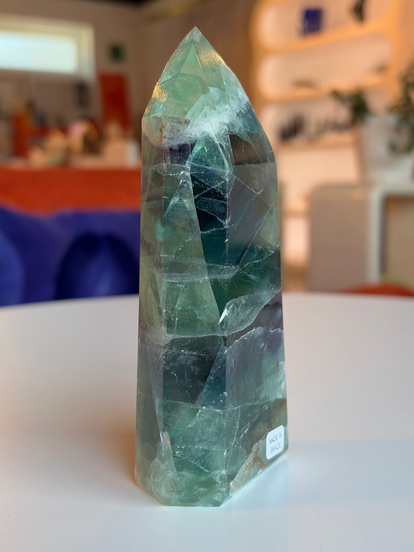 Rainbow Fluorite Tower RF08