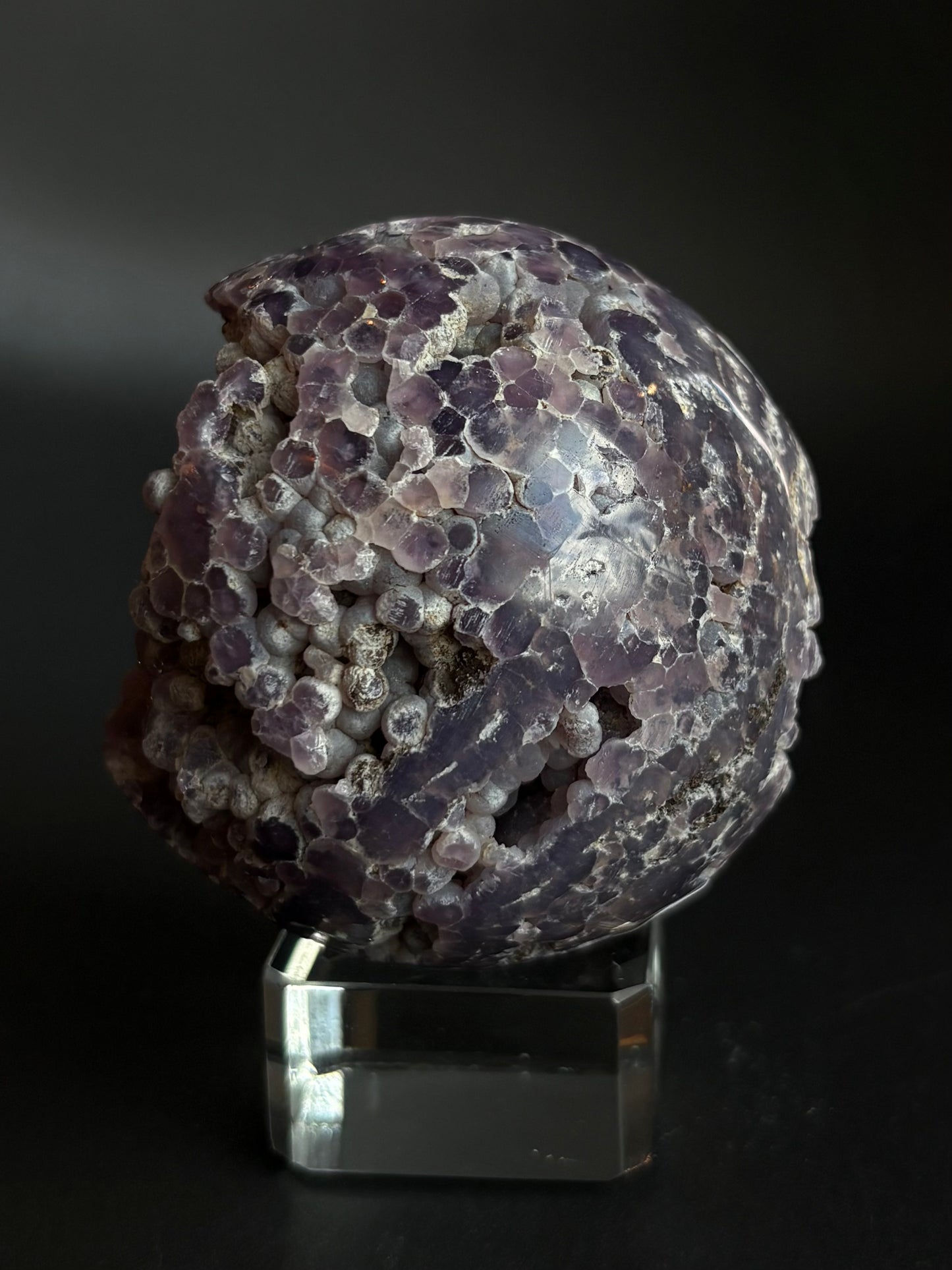 Indonesian Natural Grape Agate Sphere