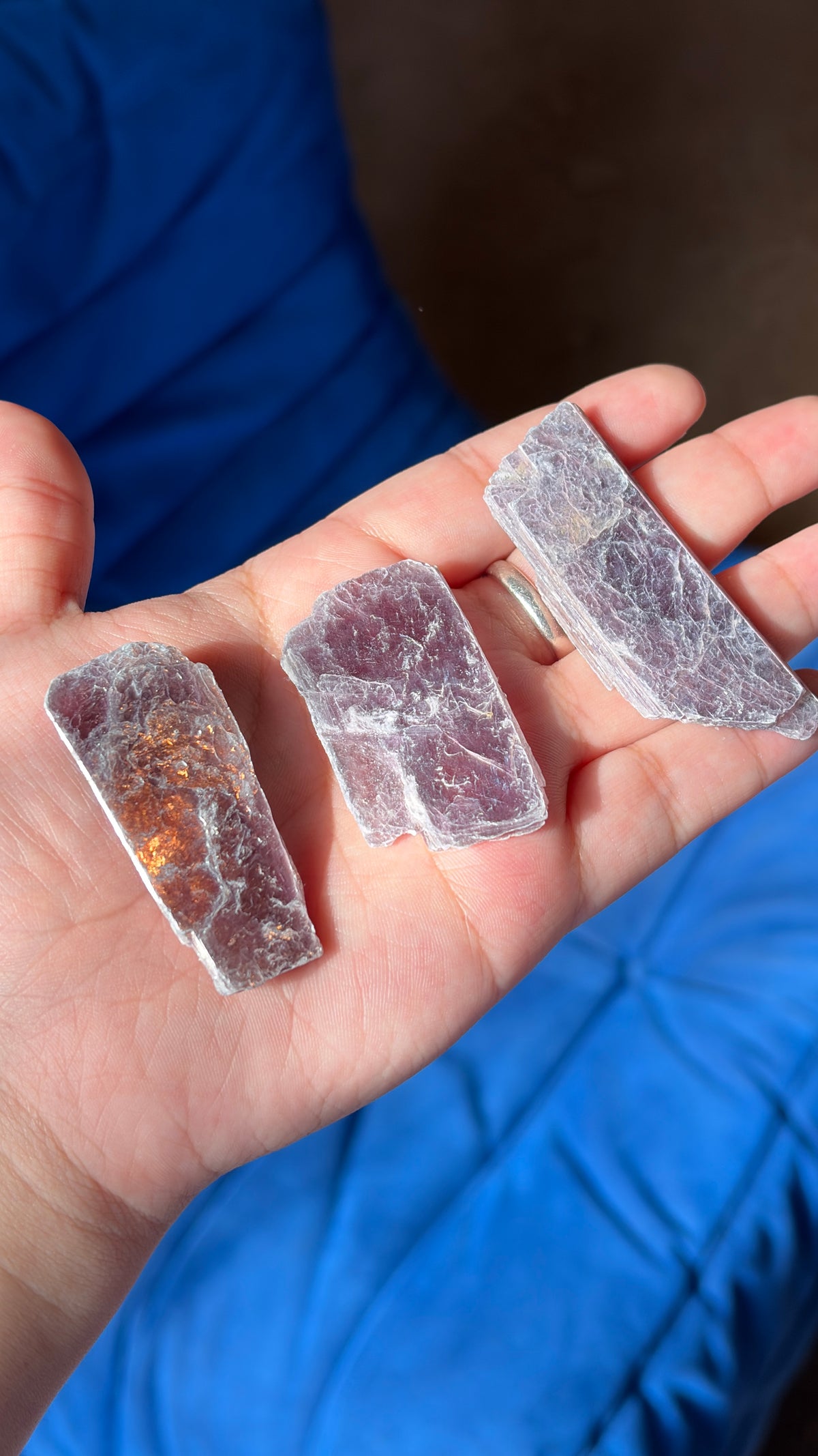 Lepidolite Blades