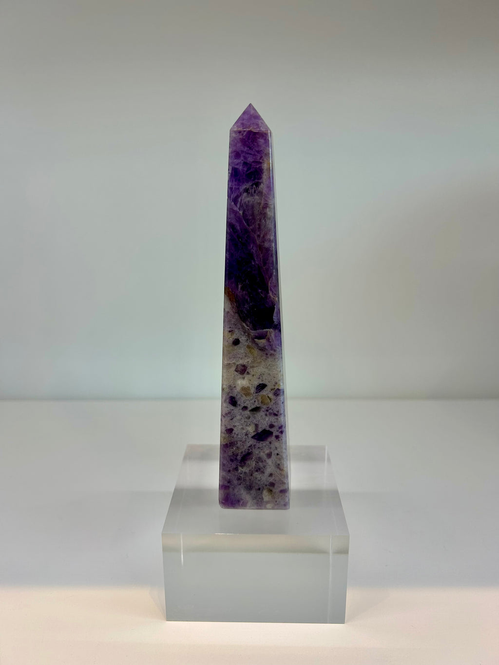 Brazilian Chevron Amethyst Tower -CAT 12