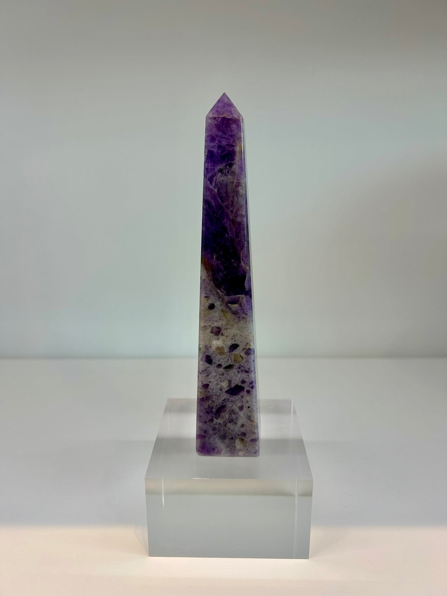 Brazilian Chevron Amethyst Tower -CAT 12