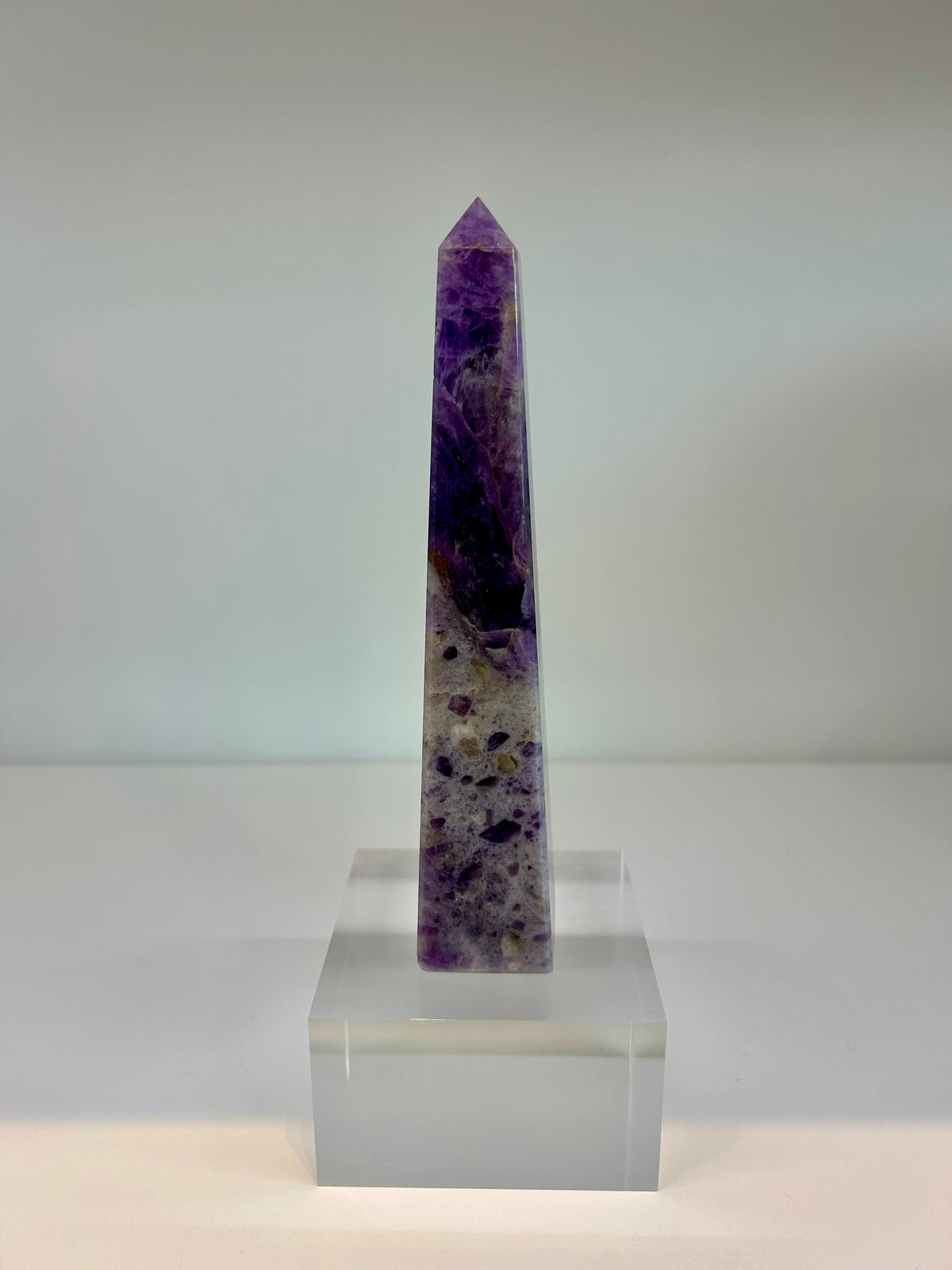 Brazilian Chevron Amethyst Tower -CAT 12