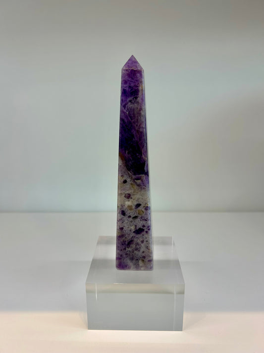 Brazilian Chevron Amethyst Tower -CAT 12