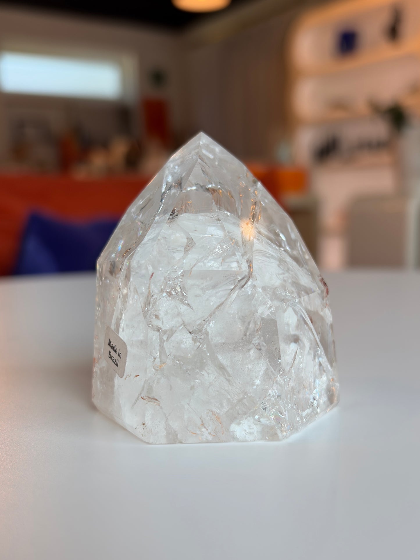 Brazilian Crackle Quartz Tower CQ05