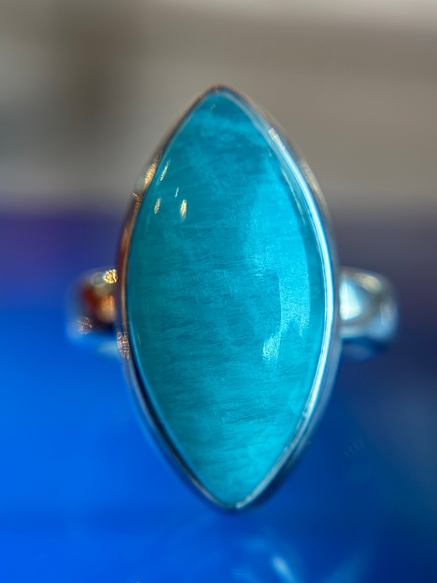 Amazonite Ring Sterling Silver