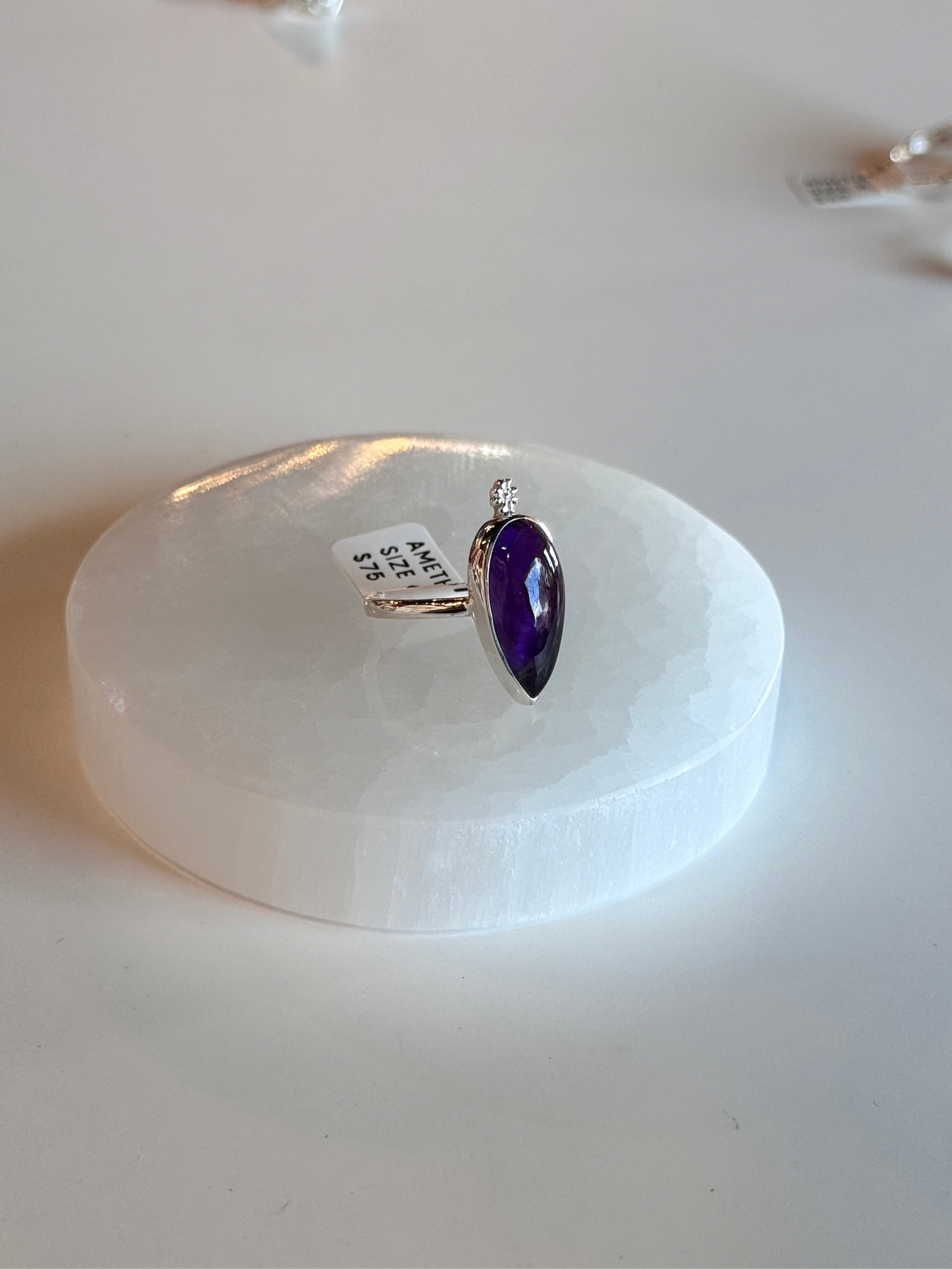 Amethyst Ring Size 6 | Sterling silver .925