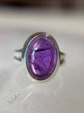 Amethyst Ring Size 6 Sterling Silver