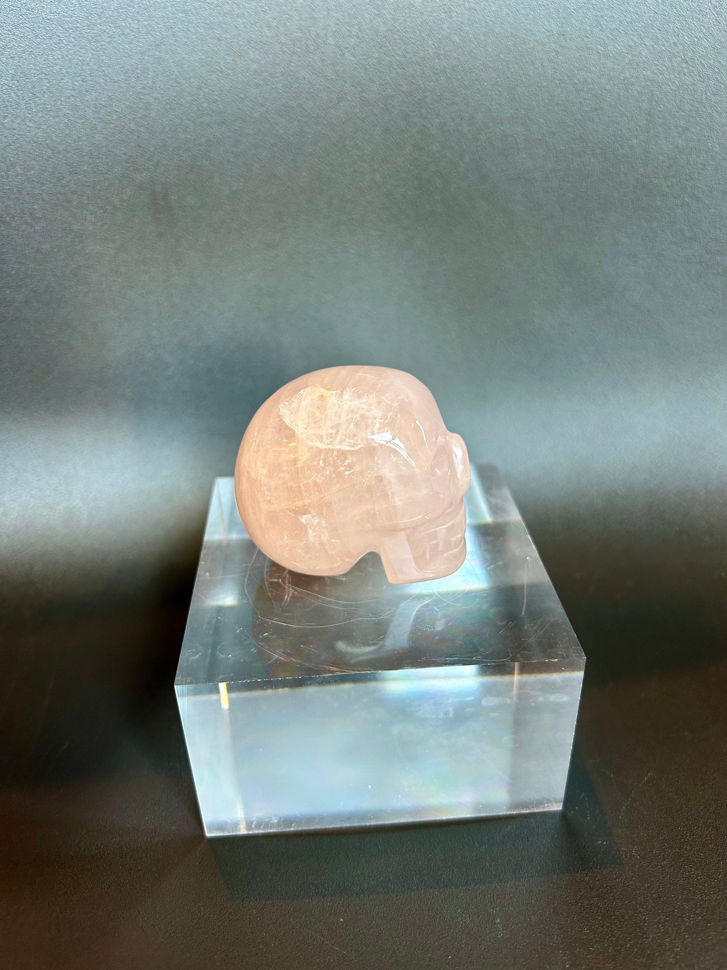 Rose Quartz Skull RQ2