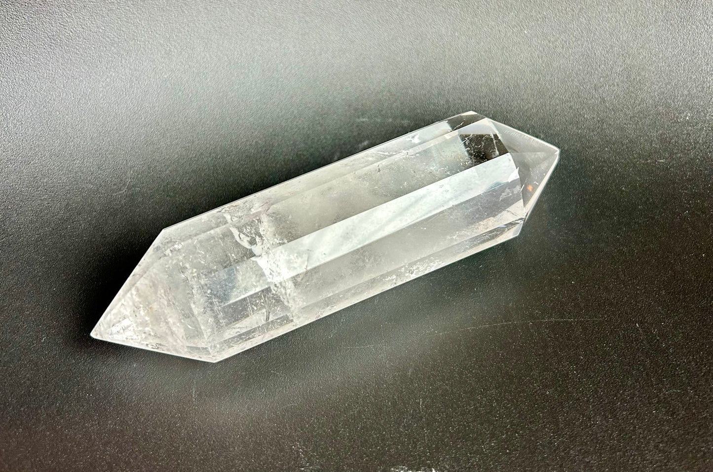 Double Terminated Clear Quartz Vogel