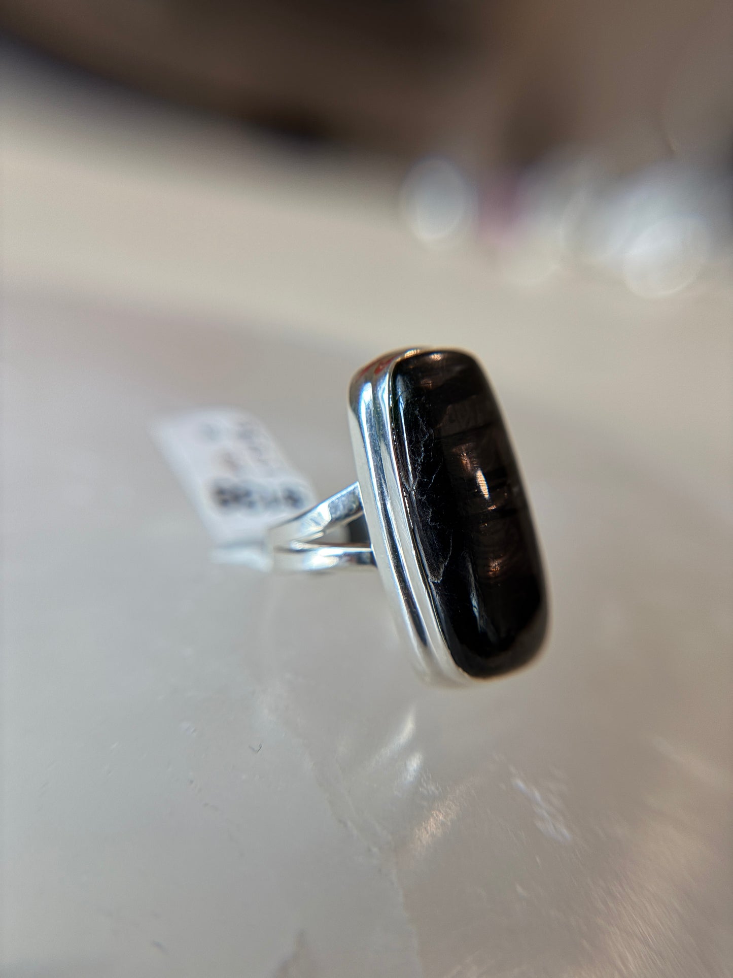 Hypersthene Ring Size 5 Sterling Silver