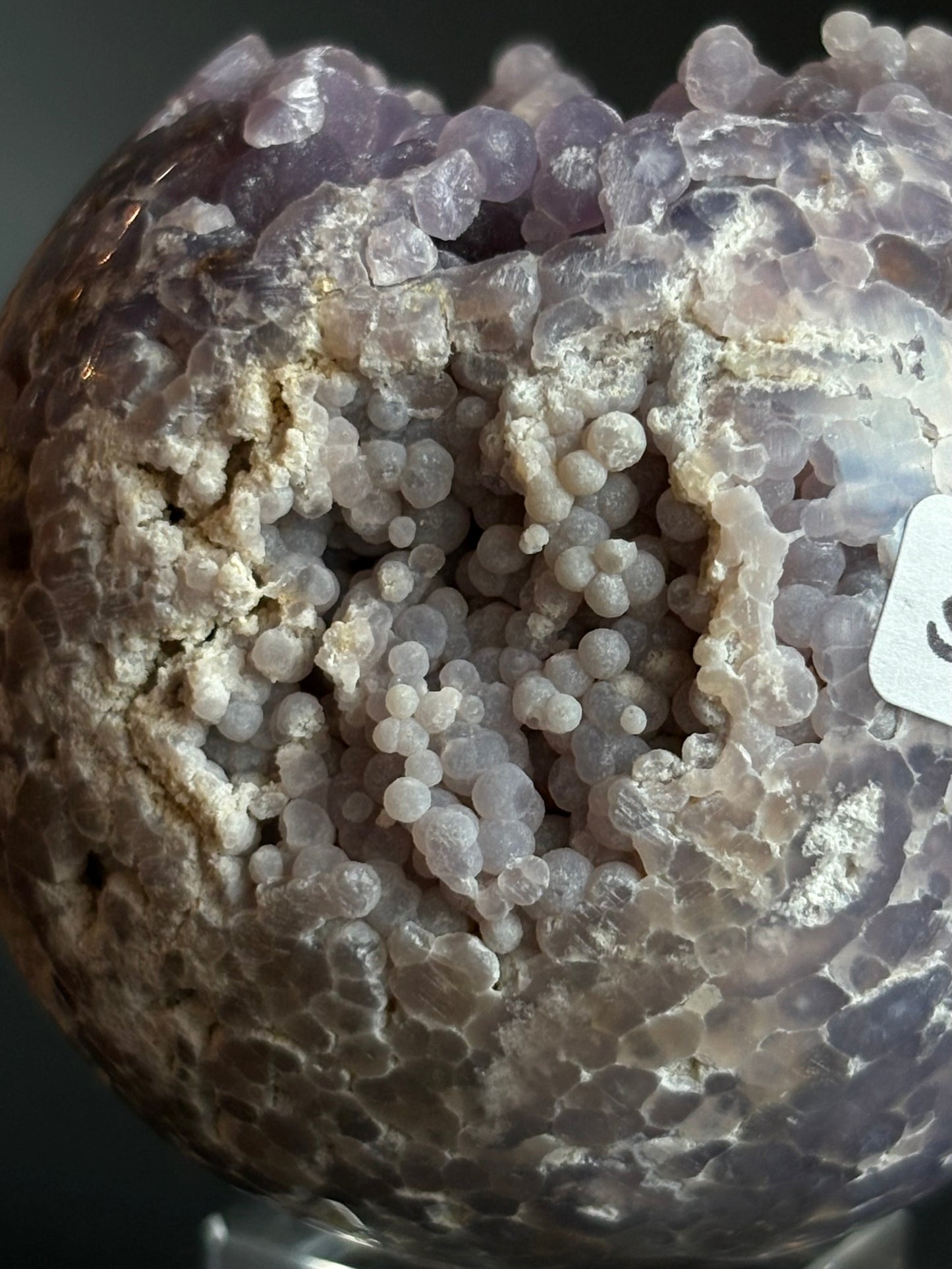 Indonesian Natural Grape Agate Sphere ￼