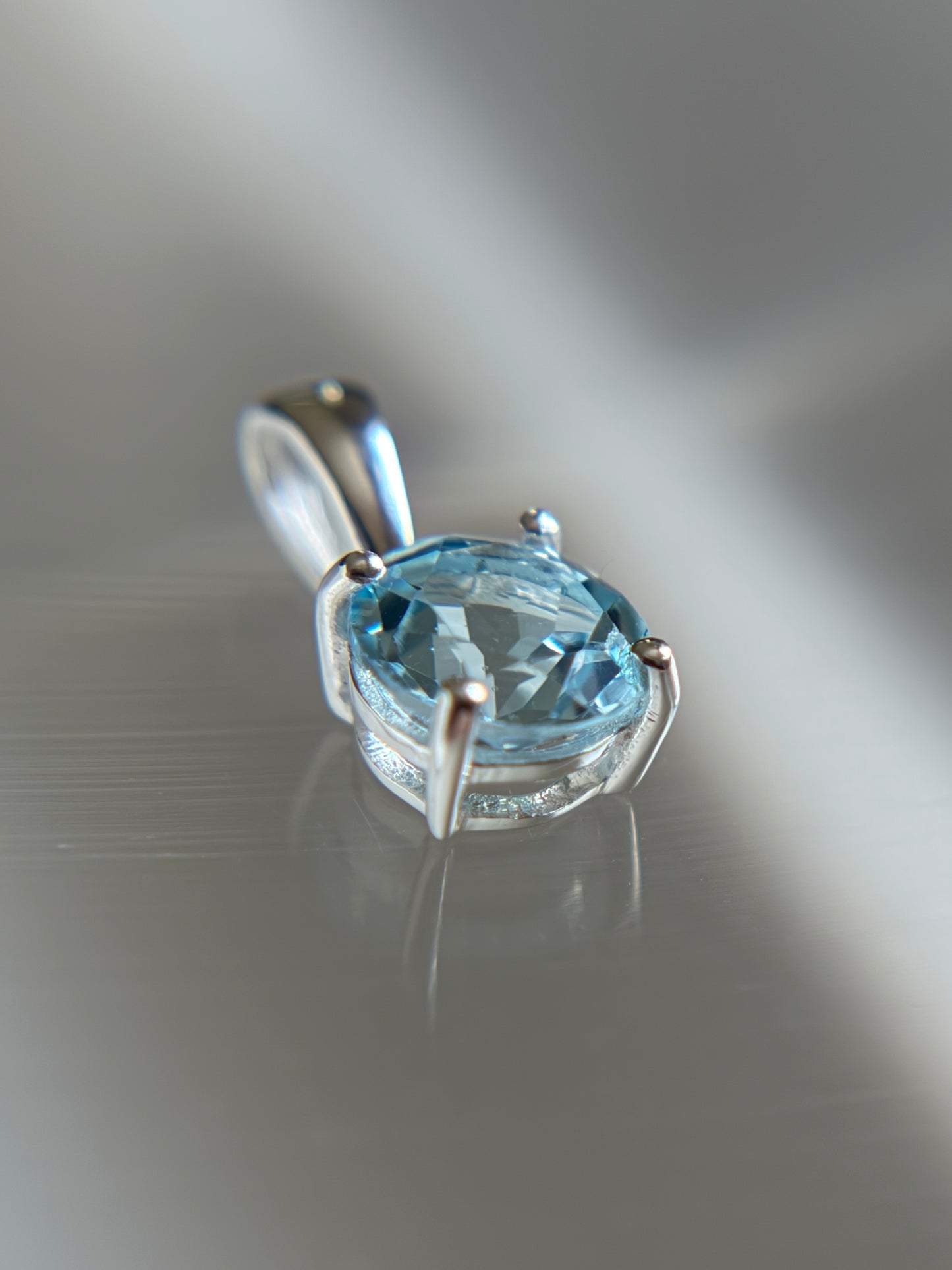 Blue Topaz Pendant