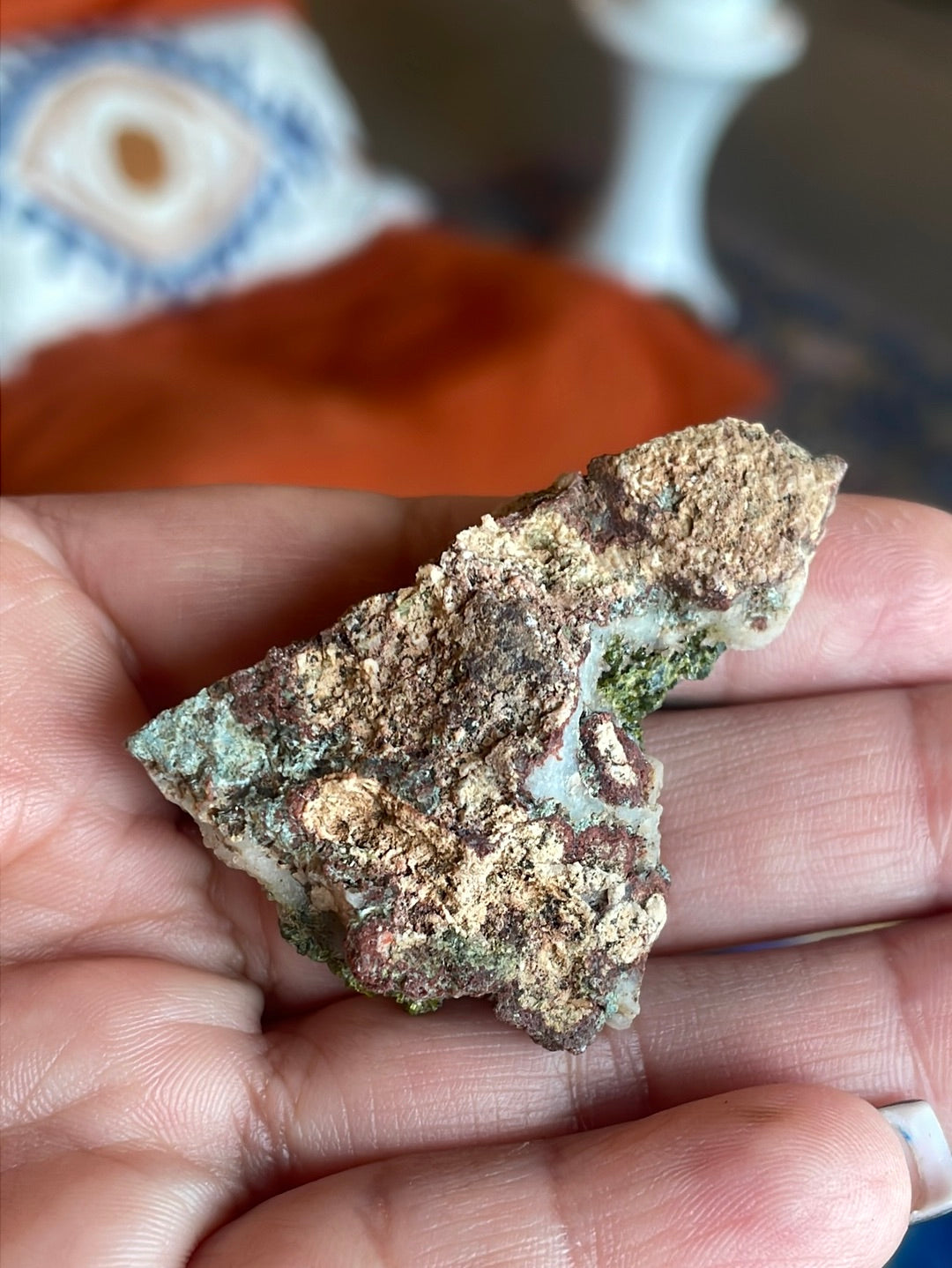 Small High Grade Rough Moroccan Epidote – MEP02