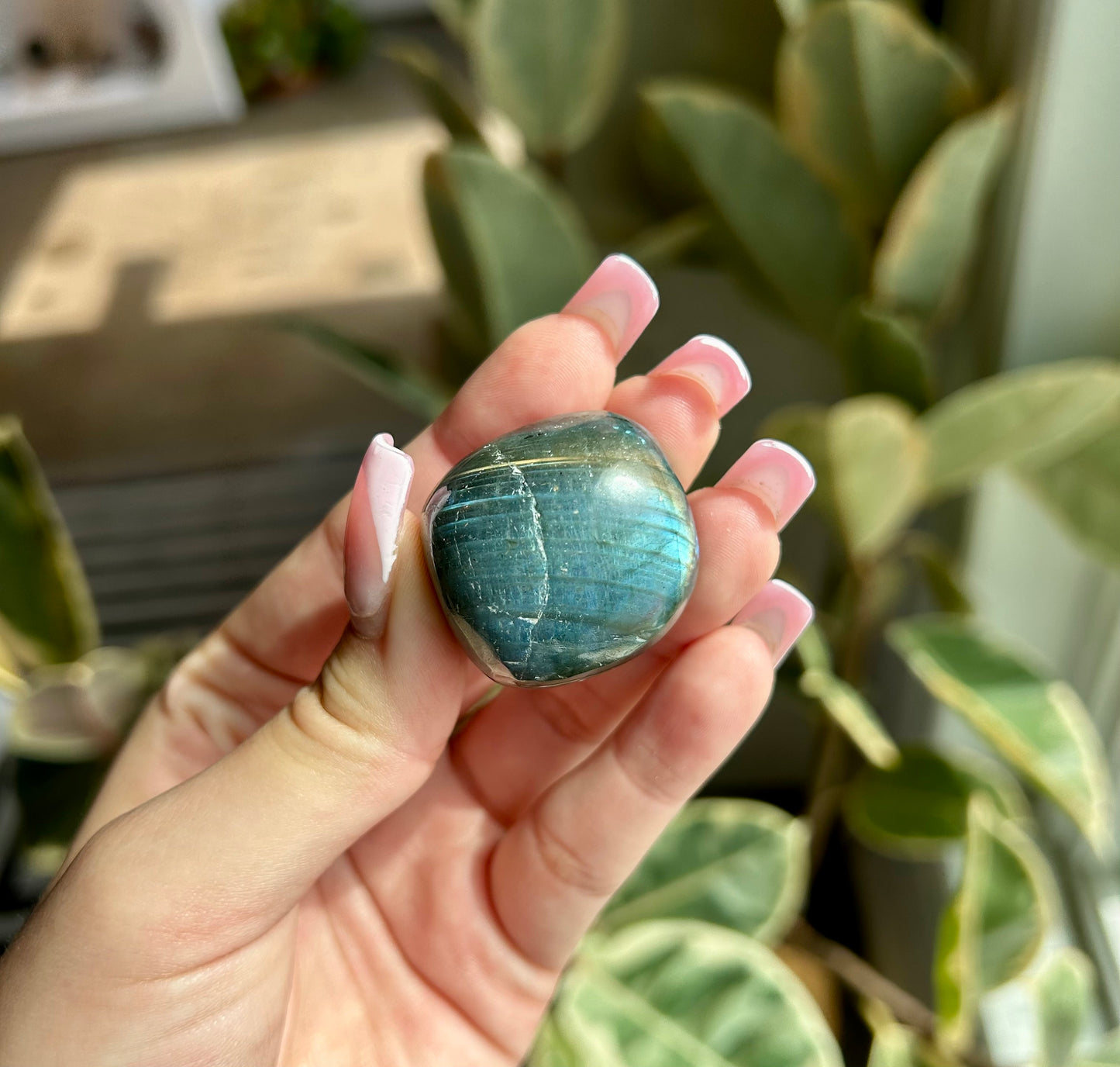 High Grade Labradorite Tumbled