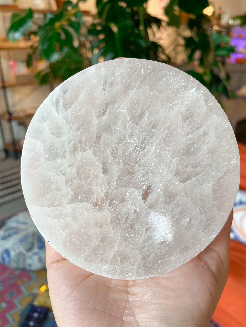Selenite Charging Plate - Luna Metaphysical