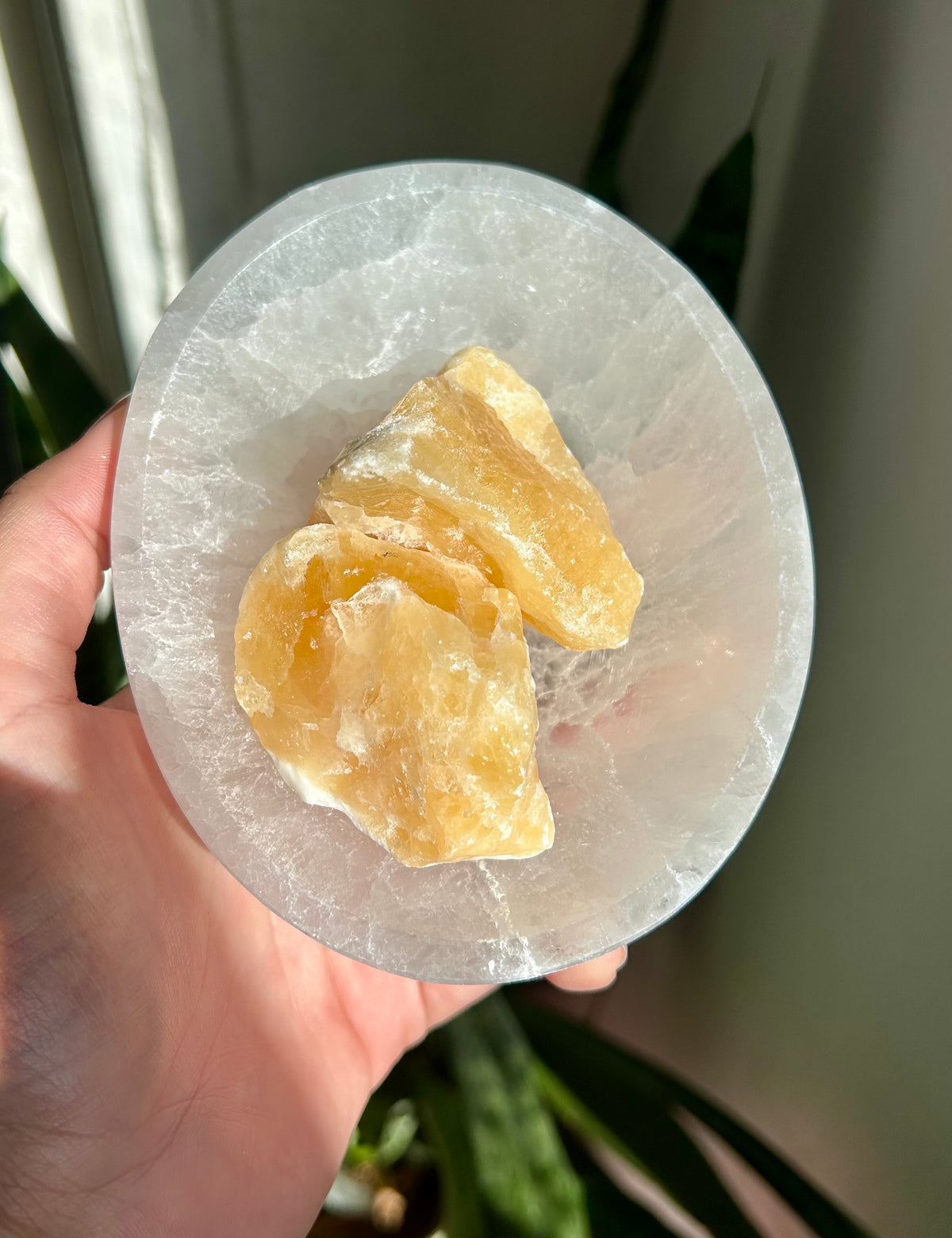 Orange Calcite Raw Chunck