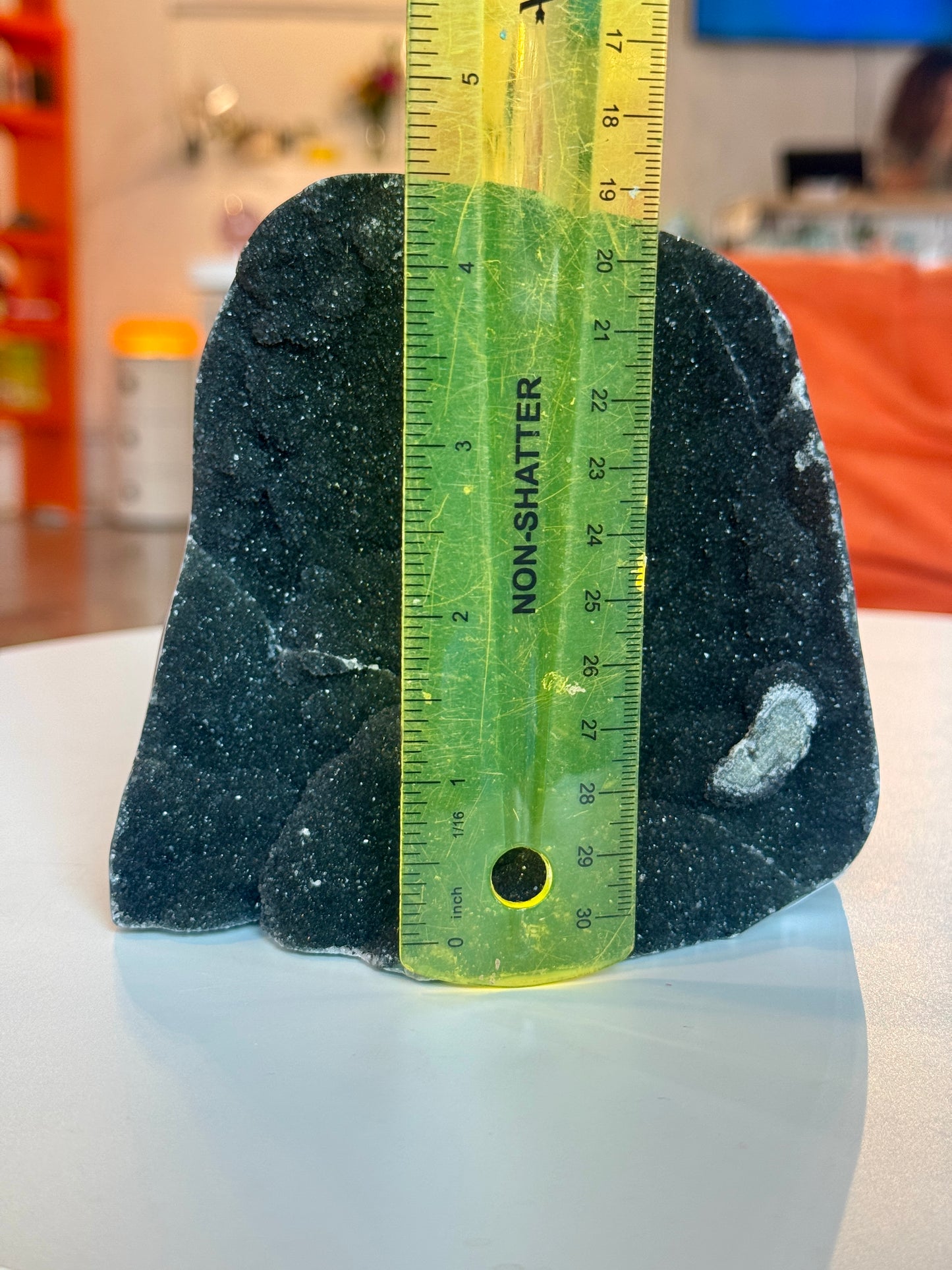 Black Amethyst Cut Base Freeform