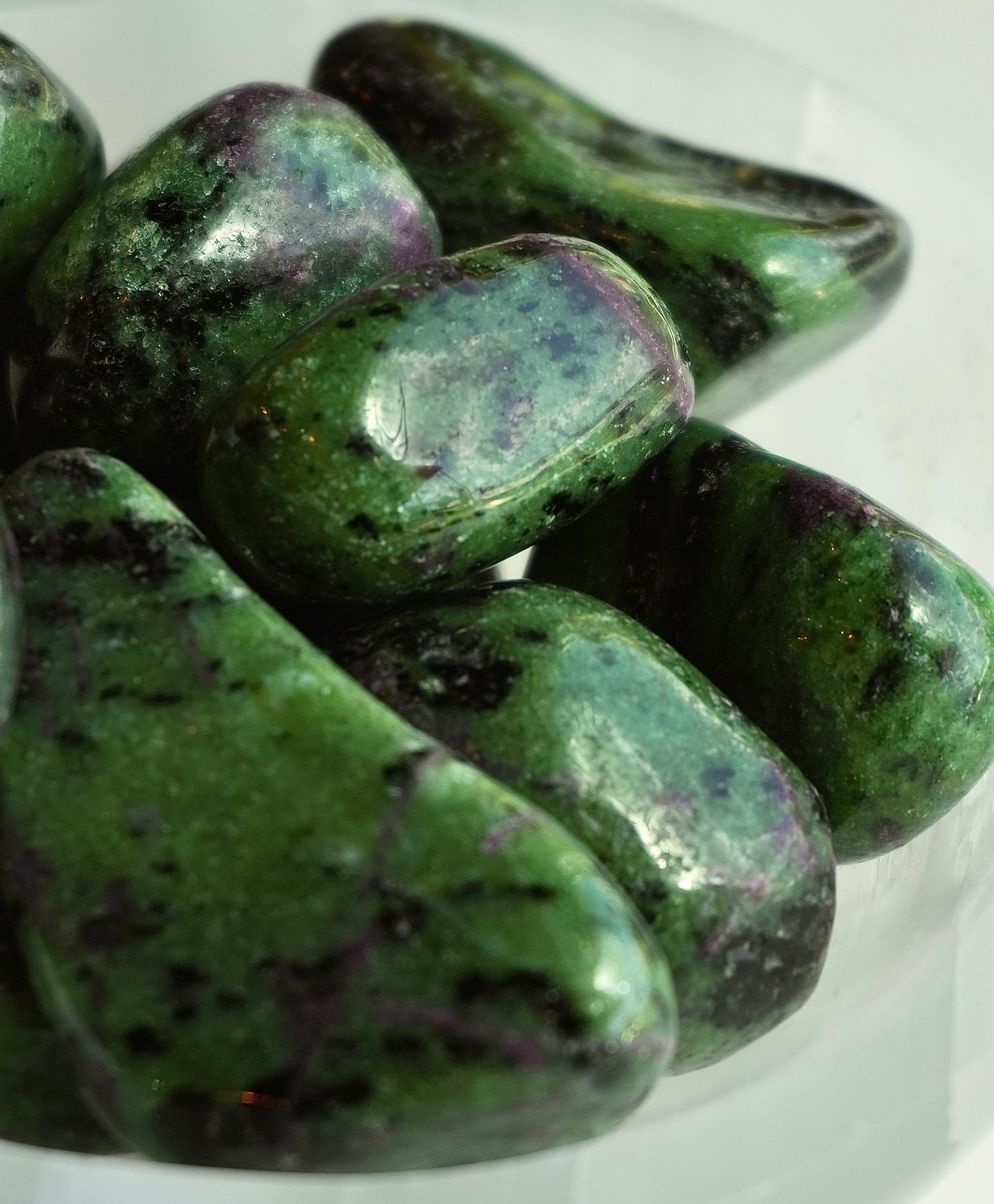 Ruby Zoisite Tumbled