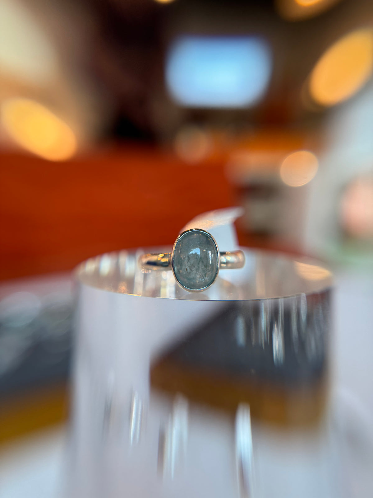 Hyalite Opal Ring Size 9