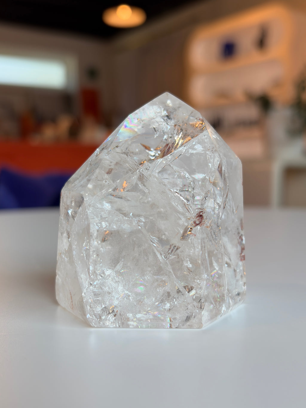 Brazilian Crackle Quartz Tower CQ05