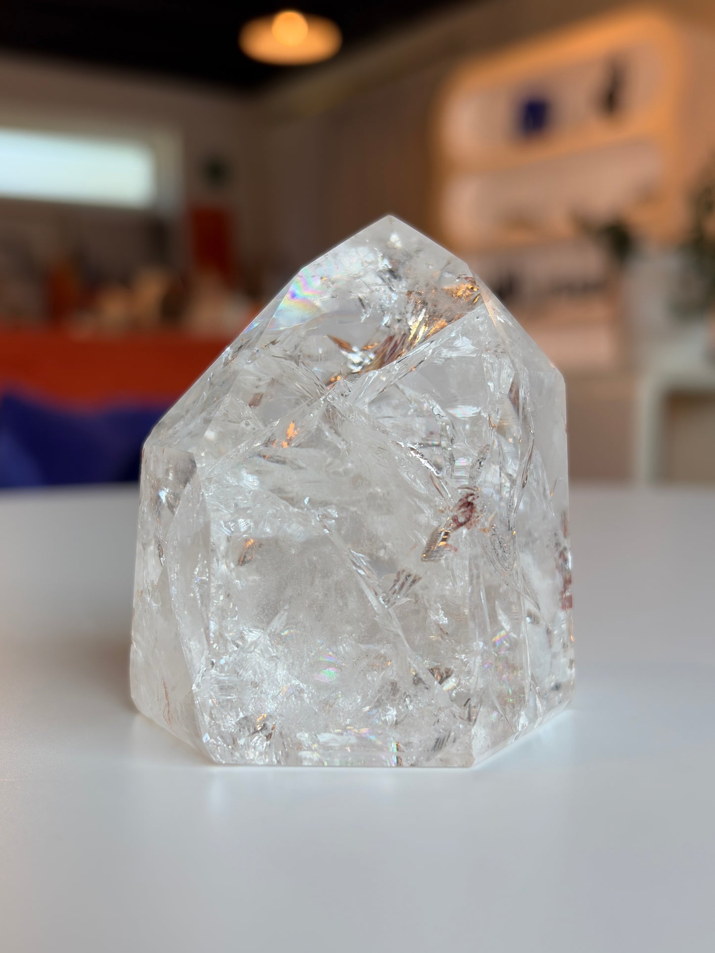 Brazilian Crackle Quartz Tower CQ05