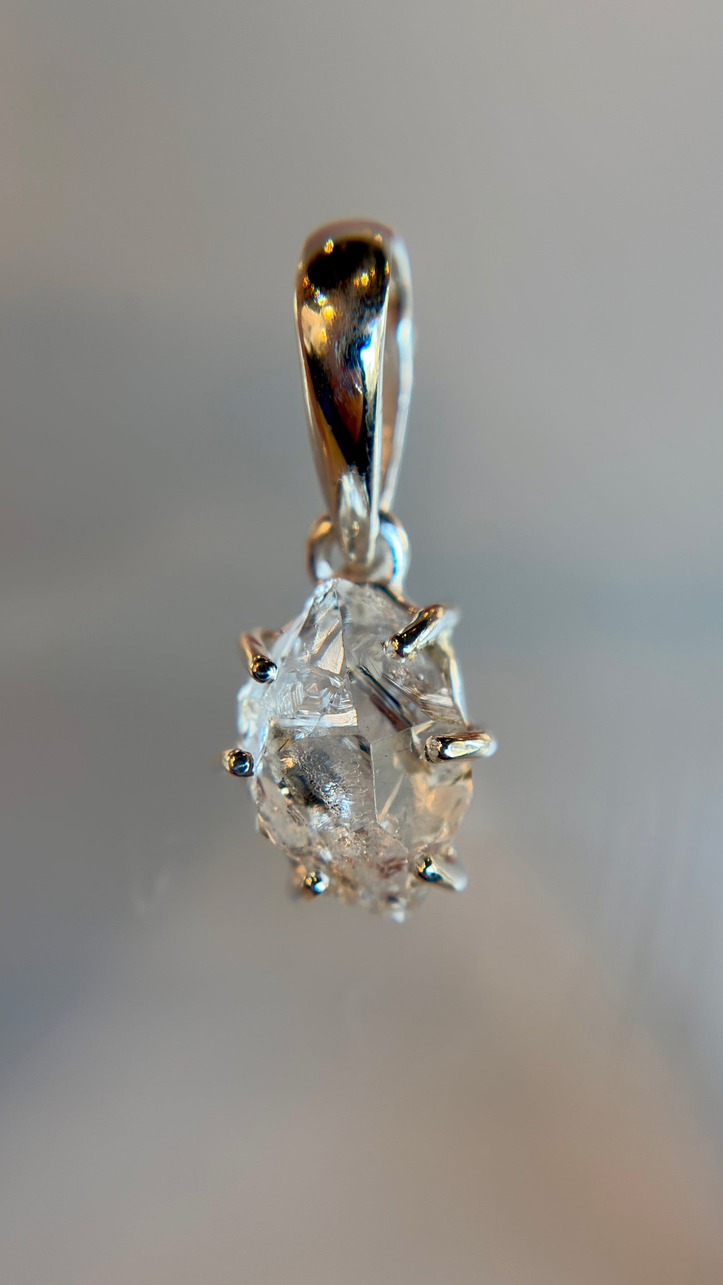 Herkimer Diamond Necklace Pendant
